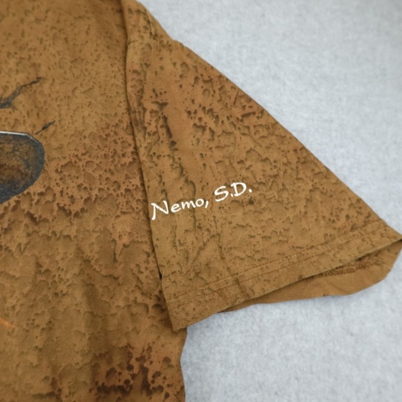 Vintage Cotton Fitz Western Cowboy Shirt Adult Large Guns Sheriff Nemo, S.D. USA - Picture 5 of 10